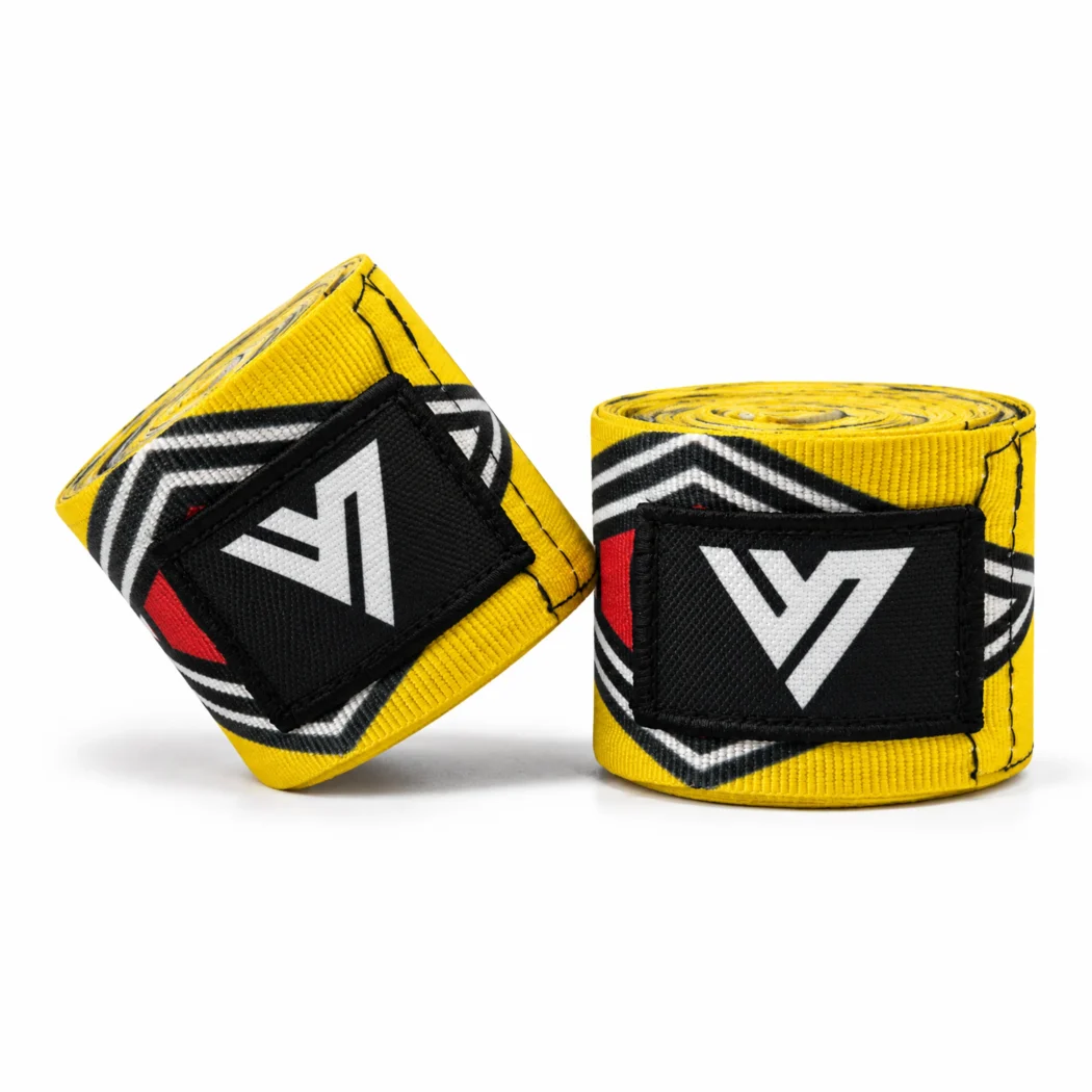 Boxing Wrap Rolls - Yellow & Black